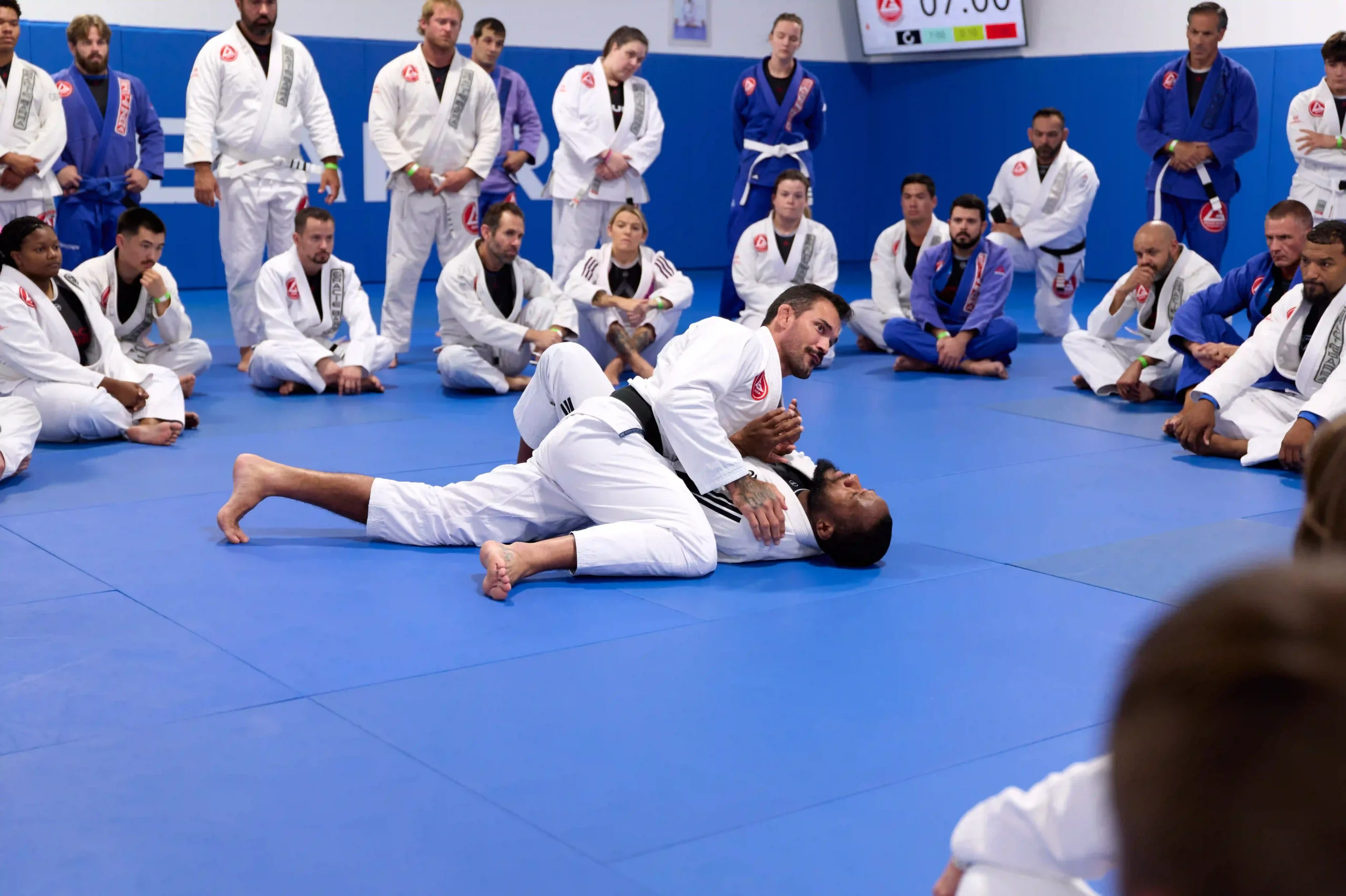 Gracie Barra Pelham black belt instructor teaching competition strategy and technical details